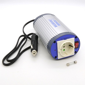 A301-150-F3 - DC-AC, 150Вт, Рпик=300Вт, Uвх=10 - 15В DC, Uвых=230В АС, в кожухе 165х90х70мм, вес 0.8кГ,  0…+40С