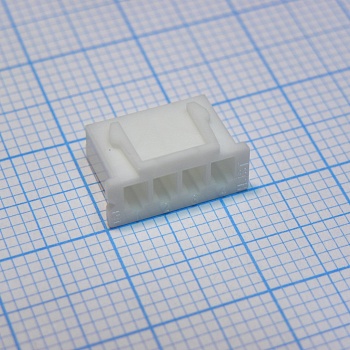 XHP-4 - Серия XH. Корпус разъема - розетка на кабель 4 контакта, шаг 2.5мм / требуются контакты T-DS1069-SC600