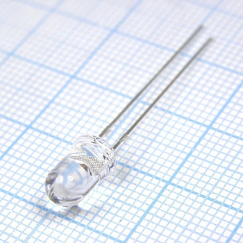 BL-L522VC - Светодиод 5мм/ультрафиолетовый/405нм/180мкд/прозрачный/15°