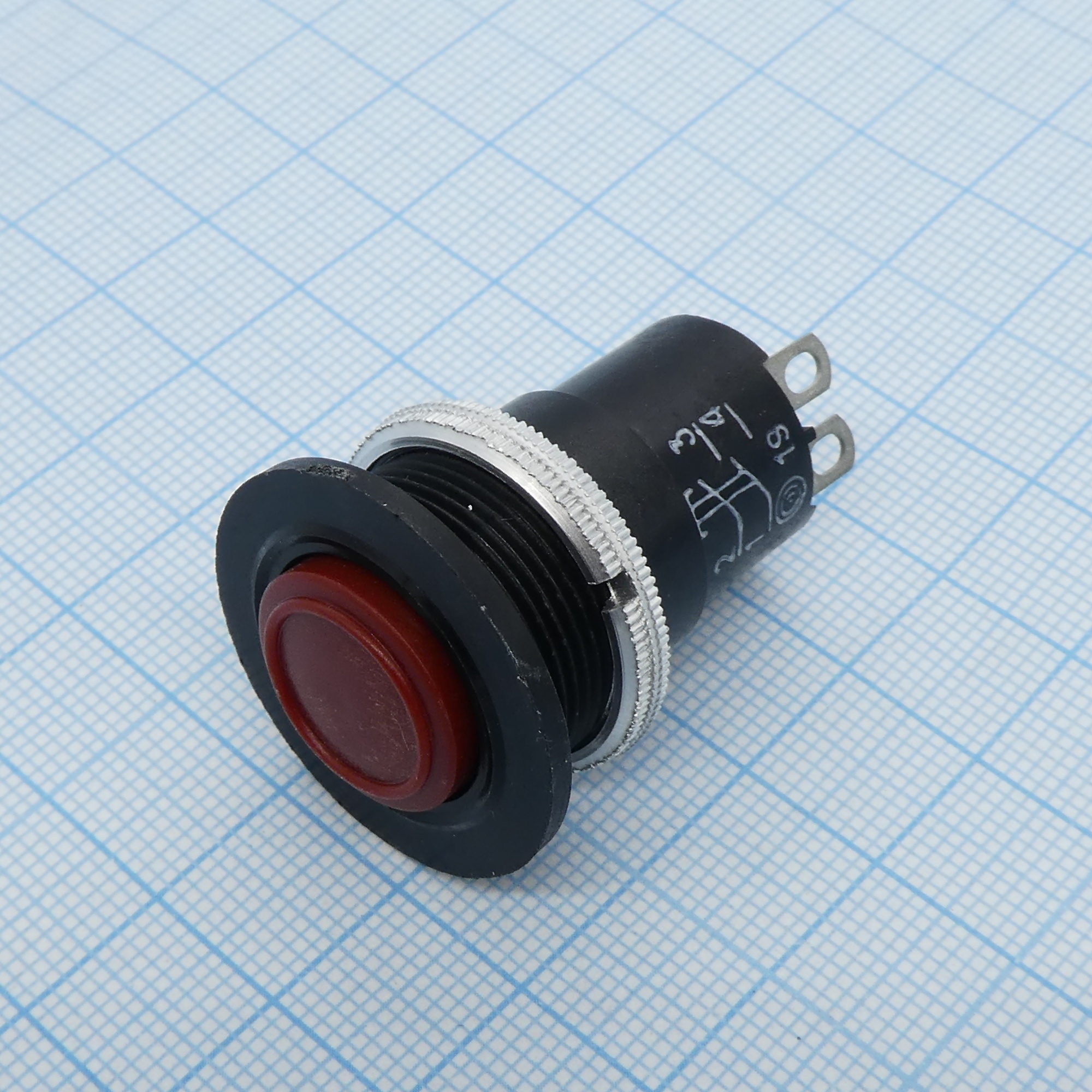 К-4-2П  20мм (пластик) - 2 замыкания, красный протектор