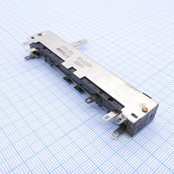 СП3-23А 0.125 В-18 20%    33К - Резистор переменный регулировочный движковый одинарный H=25mm, L=86mm, h=18mm, b=11.5