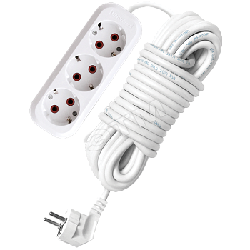 Удлинитель бытовой 3х10м с заземлением 10А У10-554 554-10