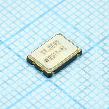 12.94380 - Кварцевый генератор 11.0592МГц для поверхностного монтажа