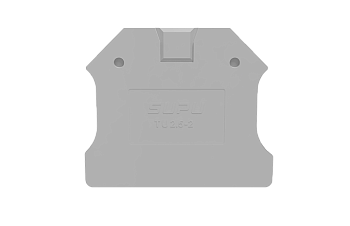 Торцевая крышка TU2.5-2-GY-EA - Торцевая крышка для клемм TU2,5-2…, цвет: серый