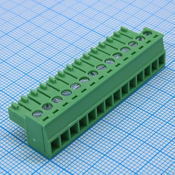 15EDGK-3.5-14P-14-00A(H) - Клеммная розетка винтовая на кабель