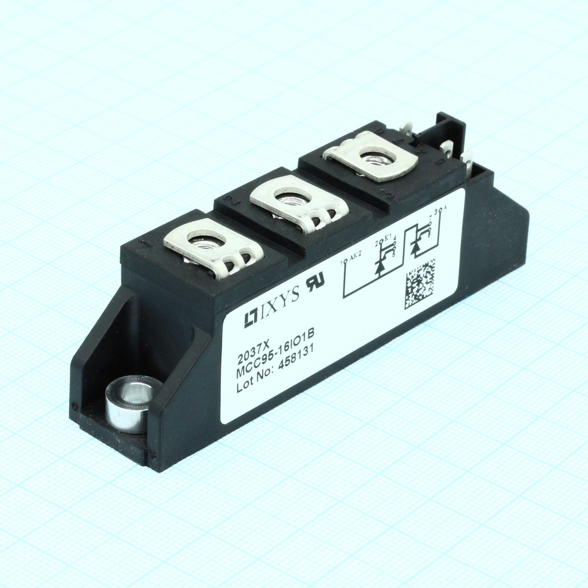 MCC95-16IO1B - Тиристорный модуль 1600V 2X116A