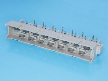 612H-15M - Разъем DIN 41612 H-15, 15 контактов, вилка, прямой угол, 2 ряда
