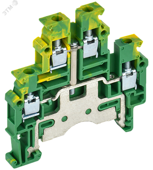 Колодка клеммная CTS-ML-PEN земля 2 ур. 4мм2 YCT13-03-2-K52-004