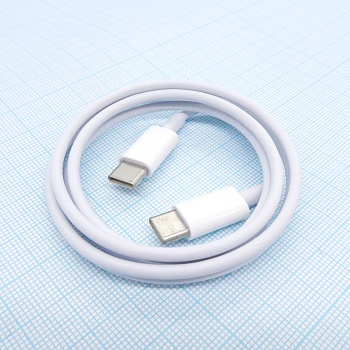 Шнур USB C(шт.) - C(шт.) 60W 1м - Шнур USB С (шт.) - USB С(шт.)