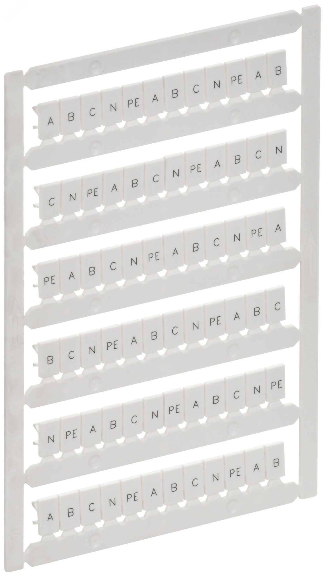 ARMAFIX Маркер для CTS/CP 4мм2 с символами A B C N PE IEK AF-CT10D-M-004-21