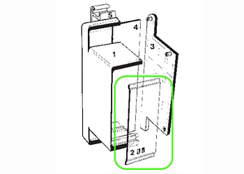 Стекло к корпусу - Стекло для корпуса wiebox 86.010.0053.0 прозрачное, 1 штука