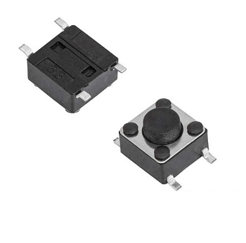 IT-1102W (6X6X4.3) NPL - Кнопка тактильная 6х6х4.3мм OFF-(ON) 50 мА (SMT)