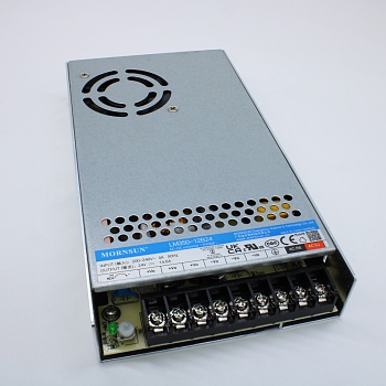LM350-12B24 - Преобразователь AC-DC, 350Вт, вход 176...264В AC 47...53 Гц, выход 24В/146А, КПД 87%  в корпусе на шасси, -30...+70°C