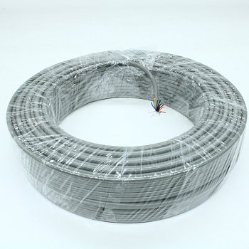 CCC-9GG - Кабель коммуникационный  9 проводов, бухта 50м, экранированный, 28AWG, серый, цена за 1м.