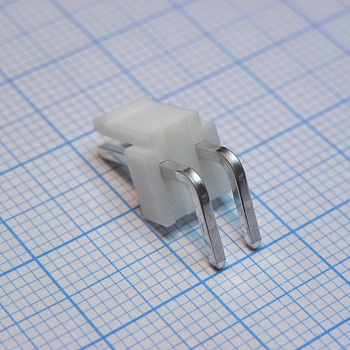 B2PS-VH (LF)(SN) - Разъем типа провод-плата, угловой, 3.96 мм, 2 контакт(-ов), Штыревой Разъем, Серия VH