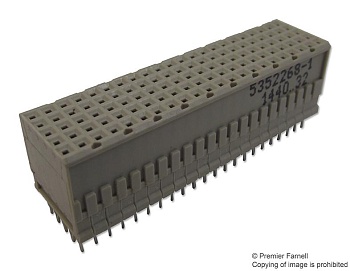 5352268-1 - Разъем на плату 110 контакта шаг 2мм монтаж в отверстие туба