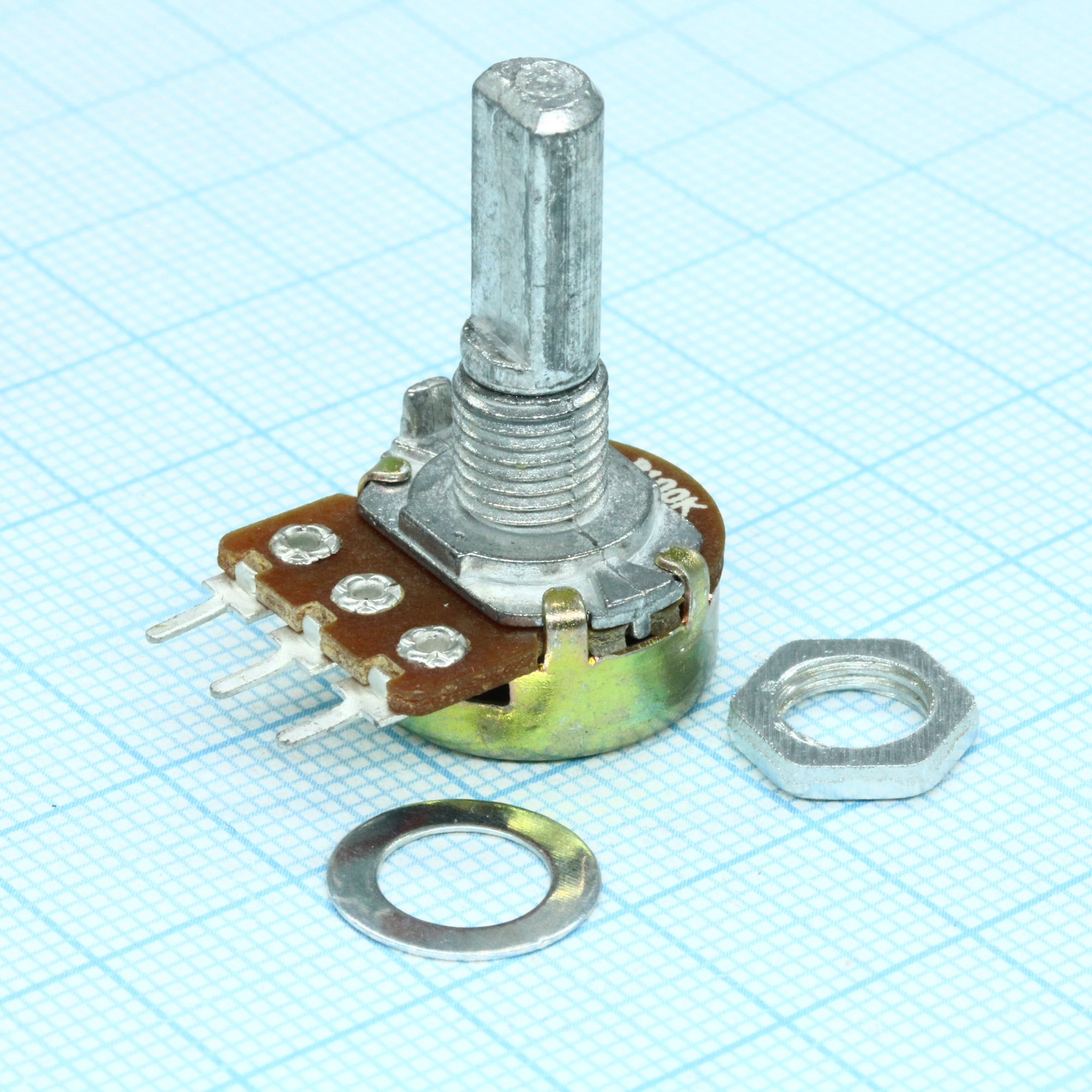 16K1 F 100k - Резисторы регулировочные однооборотные(300°С). Предназначены для работы в электрических цепях постоянного, переменного и импульсного тока