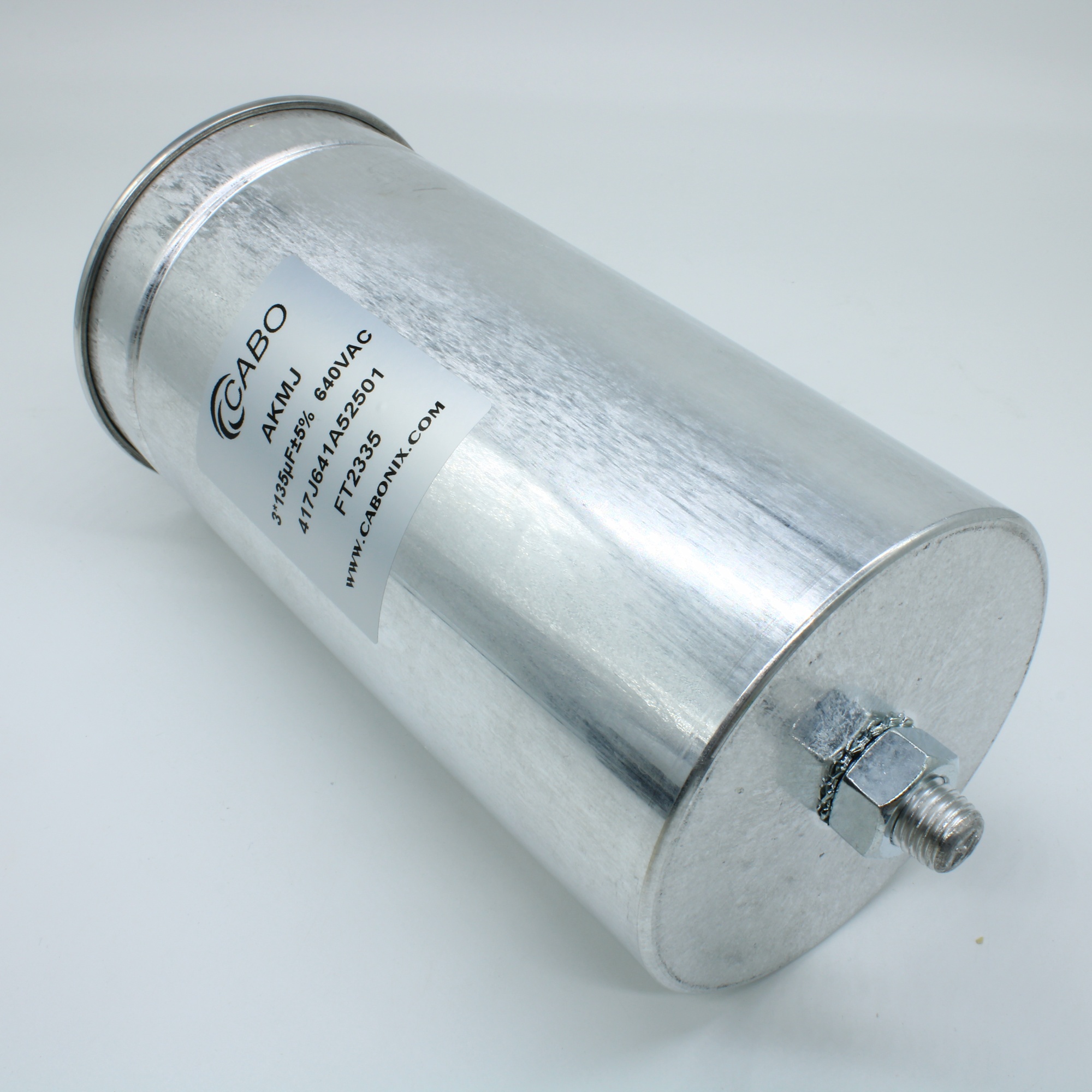 417J641A52501 - Силовой плёночный конденсатор для AC цепей 450В, 3*135мкФ, 3*46А, размер 116*230мм