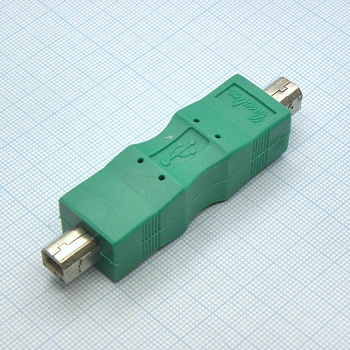 USB ADAPTER BM/BM (23) - Переходник с вилки USB тип B на вилку USB тип B