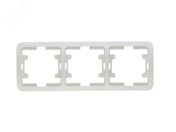 Рамка 3-м Mimoza горизонт. бел. 22013