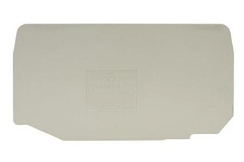 Пластина разд. TWFN 16/35 - Разделительная пластина, для клемм WKFN 16..., цвет: серый