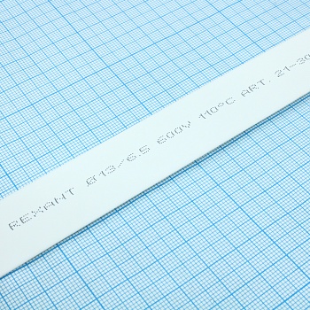 Трубка термоусадочная ТУТ нг 13,0/6,5 белая - 1м, не поддерживает горение