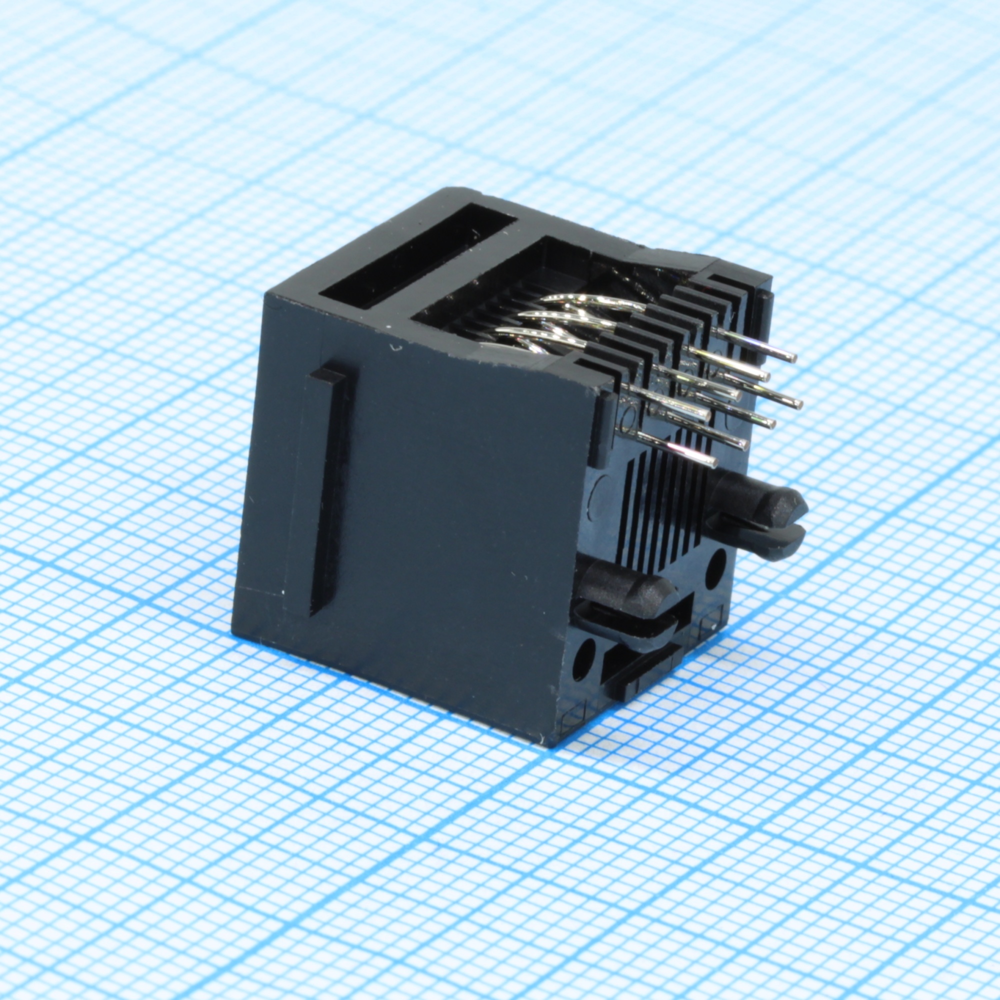 DS1134-06-S80BS - Разъем RJ-45 (гнездо) на плату