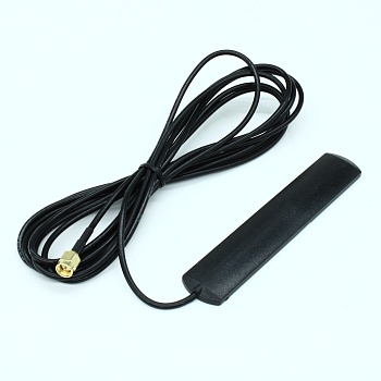 ANT GSM/3G BY-3G-05 SMA-M 3M - Внешняя антенна GSM 900/1800/2100МГц, кабель с SMA-M разъемом, длина 3м., 115х22х4мм, 3dBi, клеевое крепление