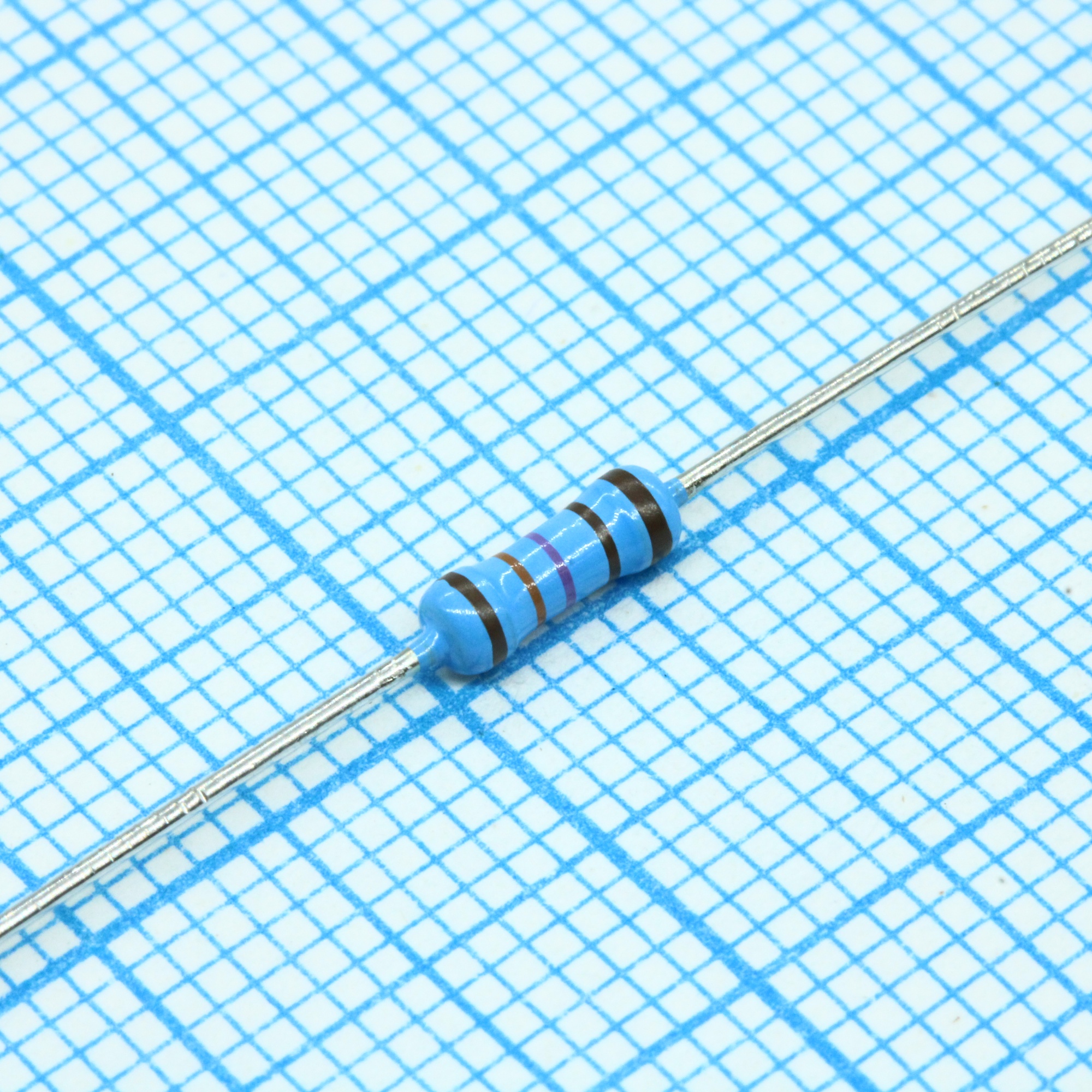 MRS25000C1371FCT00 - Резистор металлопленочный 0.6Вт 1.37кОм ±1% ±50ppm/°C конформное покрытие аксиальный лента в коробке