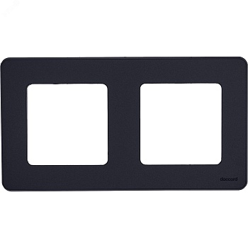 Рамка 2-м Inspiria антрацит Leg 673943