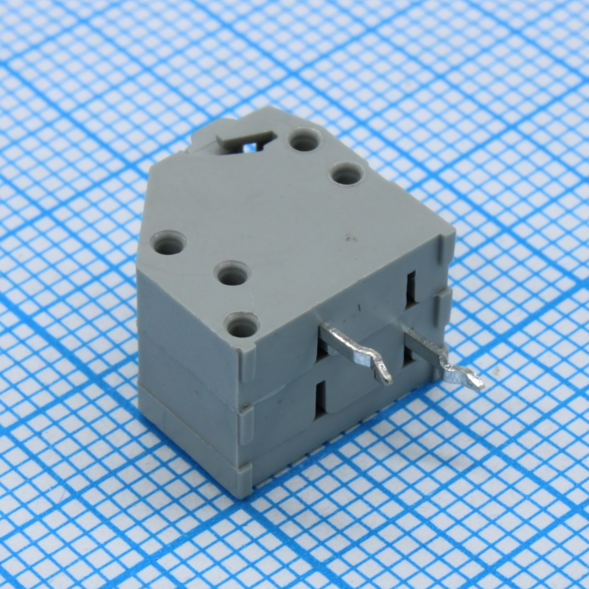 GT250-3.5-02P-11-00 - Нажимной безвинтовой клеммный блок 2 контакта. Зажим типа торцевой контакт. Серия GT250-3.5