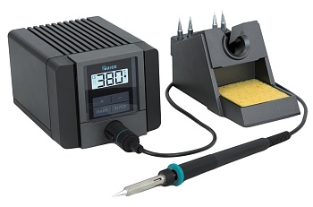 QUICK TS1100 ESD - Паяльная станция с сенсорной регулировкой температуры паяльника, 90W, 200°C-450°C, функция проверки электростатики, жала 960 серии