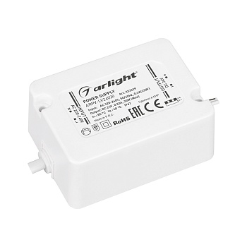 Блок питания ARPV-LV24020 (24V, 0.83A, 20W) 033329 - Источник напряжения с гальванической развязкой для светодиодных изделий. Входное напряжение 200-240 VAC. Выходные параметры: 24 В, 0.83 А, 20 Вт. Встроенный PFC >0.5. Герметичный пластиковый корпус IP 6