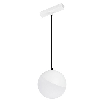 Светильник MAG-VIBE-EMISFERO-HANG-R100-6W Day4000 (WH, 130 deg, 48V) 044455 - Светильник для магнитных треков MAG-VIBE. Мощность 6 Вт, св. поток 380 лм, 63 лм/Вт, дневной 4000 K, CRI>90, угол 130°, напряжение питания 48 В. Белый фигурный корпус из алюмини