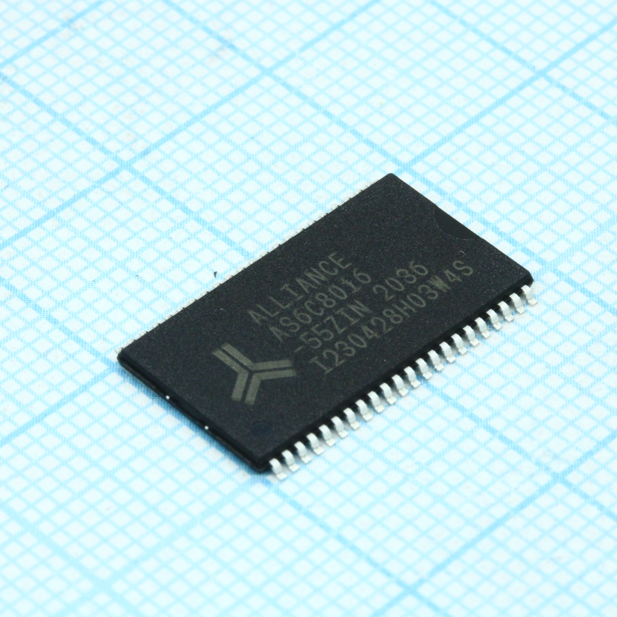 AS6C8016-55ZIN - IC SRAM 8MBIT 55NS 44TSOP