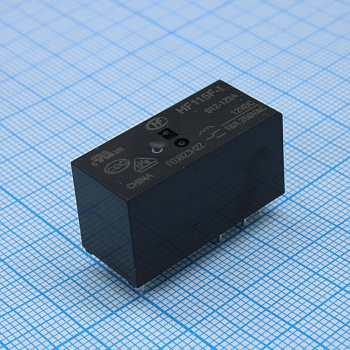 HF115F-I/012-1Z3A - Реле силовое 16А одна группа на переключение катушка 12В