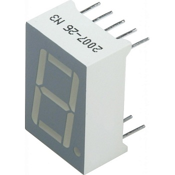 SA56-11GWA - 1 разрядный индикатор 14,2мм/зеленый/568нм/3-10.5мкд/ОА