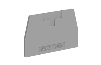 Торцевая крышка 306101 - Торцевая крышка для клемм SUK6-T и URTK/S, цвет: серый