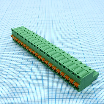 2EDGKD-5.0-20P-14-00A(H) - Разъемный клеммный блок, 20 контактов. Серия 2EDGKD-5.0