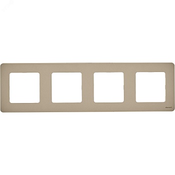 Рамка 4-м Inspiria шампань Leg 673968