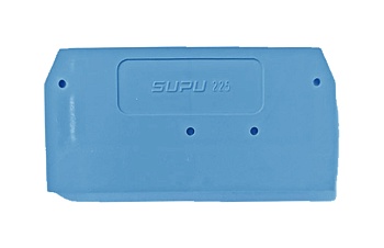 Торцевая крышка 225124 - Торцевая крышка для клемм TA2.5, цвет: синий