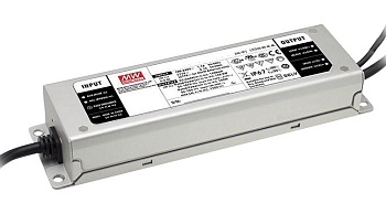 ELG-150-C2100B - AC-DC, 151.2Вт, IP67, вход 100…305В AC, 47…63Гц/142…431В DC, ККМ, выход 36…72В/2100мА, димминг 3 в 1, изоляция 3750В AC, в кожухе 219х63х35.5, -40…+70°С