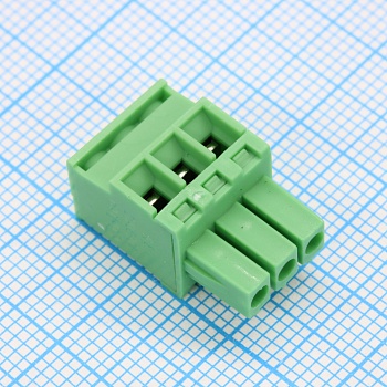 15EGTKB-3.5-03P-14-00 - Разъемный клеммный блок, 3 контакта. Серия 15EGTKB-3.5