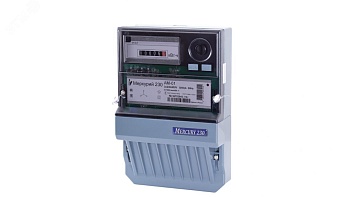 Счетчик электроэнергии Меркурий 230 АМ-02 трехфазный однотарифный, 10(100), кл.точ. 1.0, Щ, ЭМОУ, имп. выход 34804