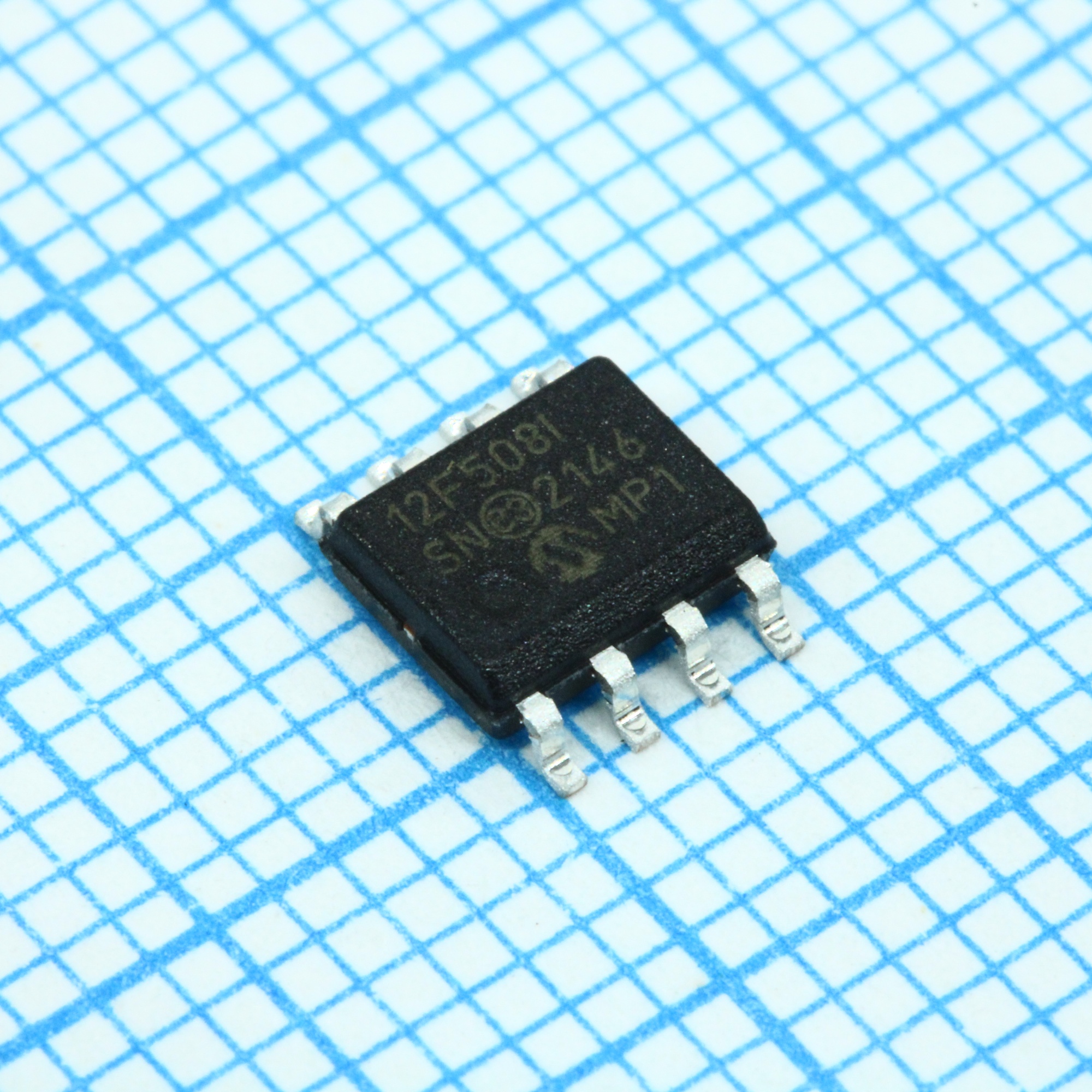 PIC12F508T-I/SN - Микроконтроллер PIC 512 x 12 - ППЗУ/25-ОЗУ  6порт(-ов) ввода-вывода таймер + сторожевой таймер  4МГц