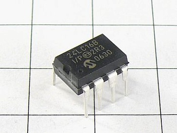 Микросхема 24LC16B-I/P