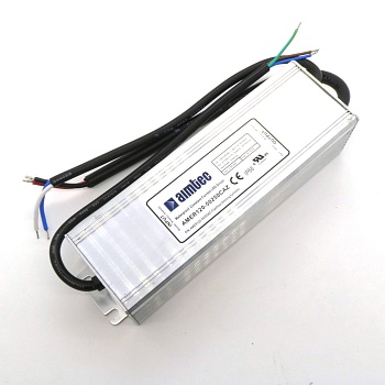 AMER120-50250CAZ - AC-DC led, 125Вт, выход DC 36...50В, Iстаб=2500мА, стаб. тока/стаб.напр., IP68, вход AC 90...305В, DC 120...430В, PFC,  КПД 85%, изоляция 3750В AC, в корпусе, -55...+85°С