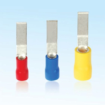 Наконечник штыревой, НШИИз 2.5-17, 100504 - Кабельный наконечник, штыревой с зацепом, медь, НШИИз 2.5-17 (сечение проводника 1,5 - 2,5 мм кв., длина штыря 17 мм), изолированный, цвет: синий, в упаковке 100 штук