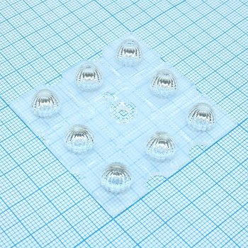 C15183_STRADELLA-8-HB-S - Групповая квадратная линза 50х50мм для 8 LED размером до 5050