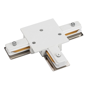 Коннектор тройной LGD-2TR-CON-T-F-WH (C) 038681 - Т-образный белый глянцевый коннектор для соединения 2TRA (на 2 провода) встраиваемых треков LGD. Без возможности подвода питания. 130х95х20мм. При использовании с треками и аксессуарами другой серии возмож